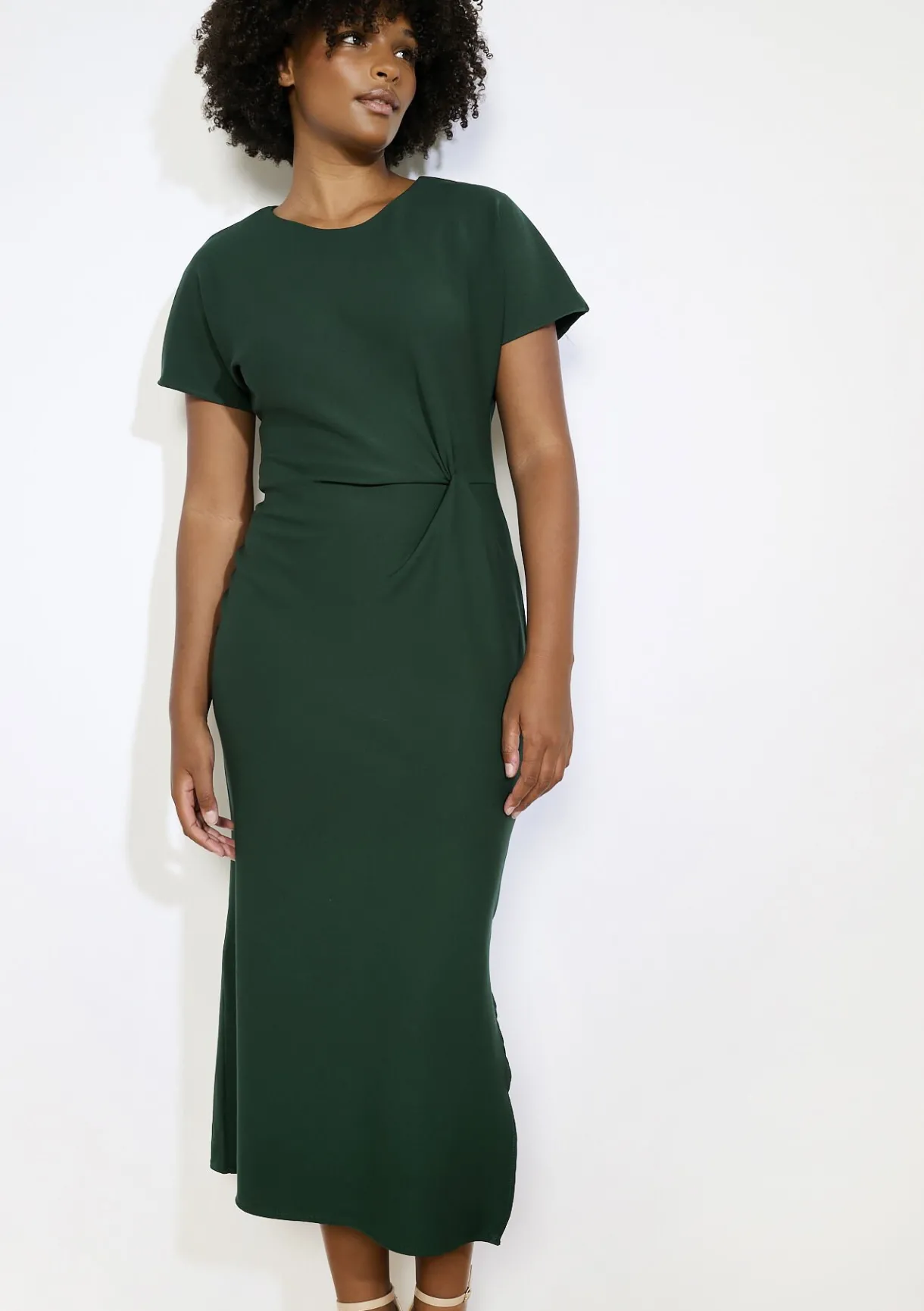 LolaLiza Midi-jurk met zijstrik- Jurken