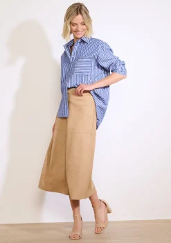 LolaLiza Midi-rok met suèdelook- Rokken