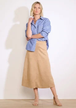 LolaLiza Midi-rok met suèdelook- Rokken