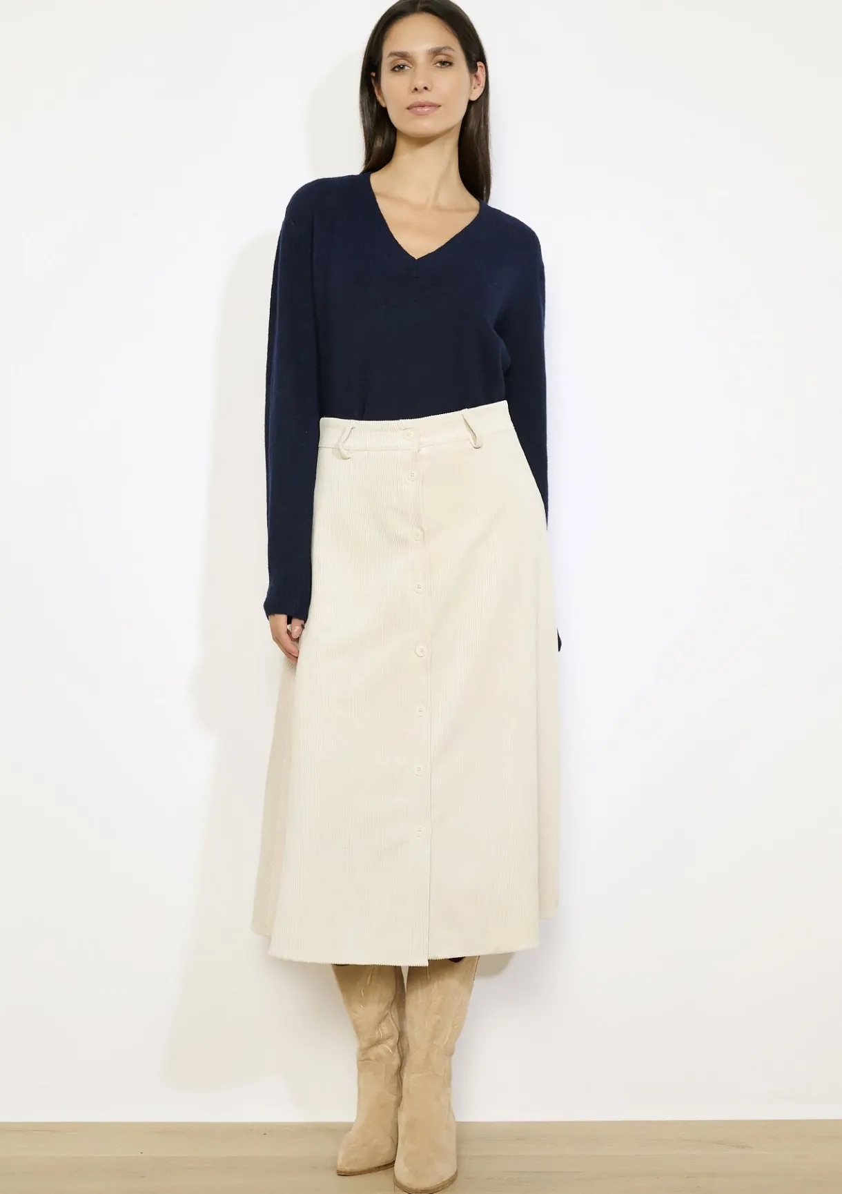 LolaLiza Midirok van ribfluweel- Rokken