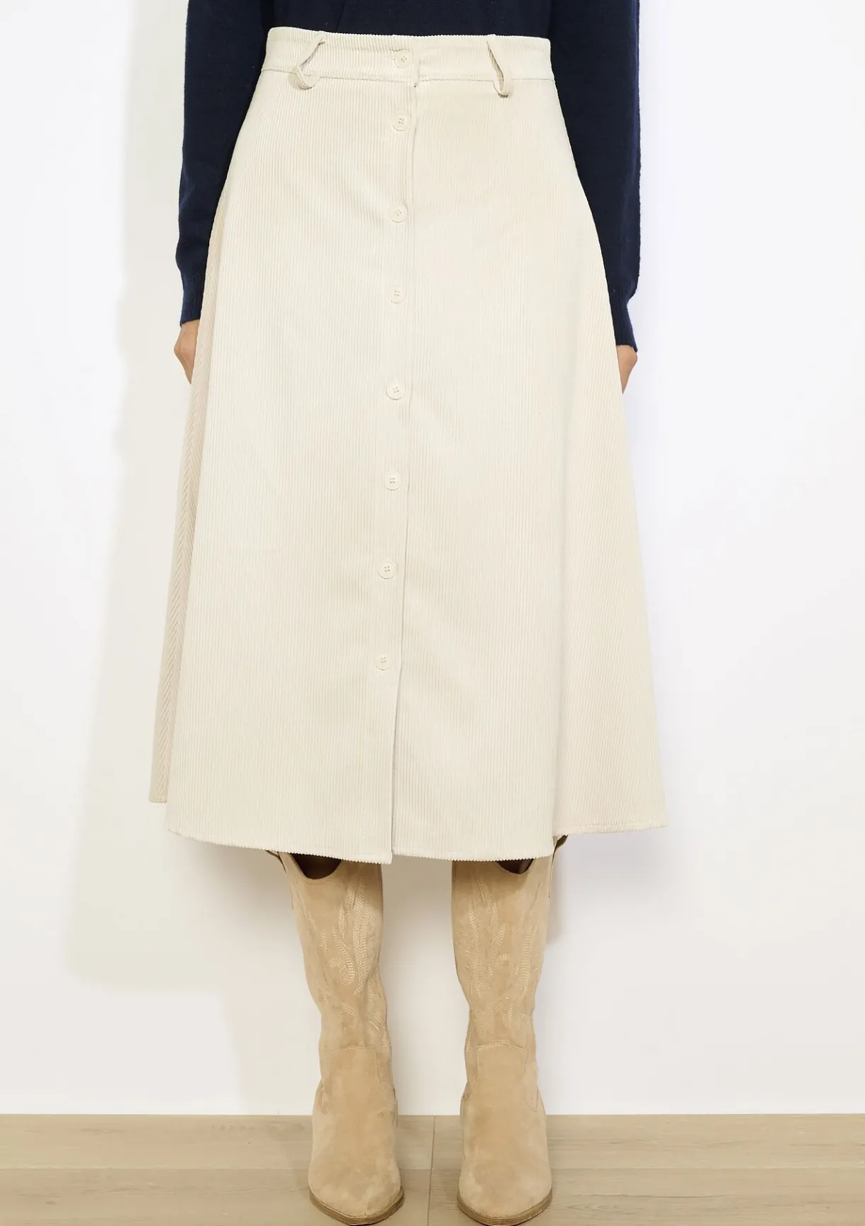 LolaLiza Midirok van ribfluweel- Rokken