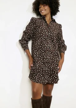 LolaLiza Mini-jurk met luipaardprint- Jurken