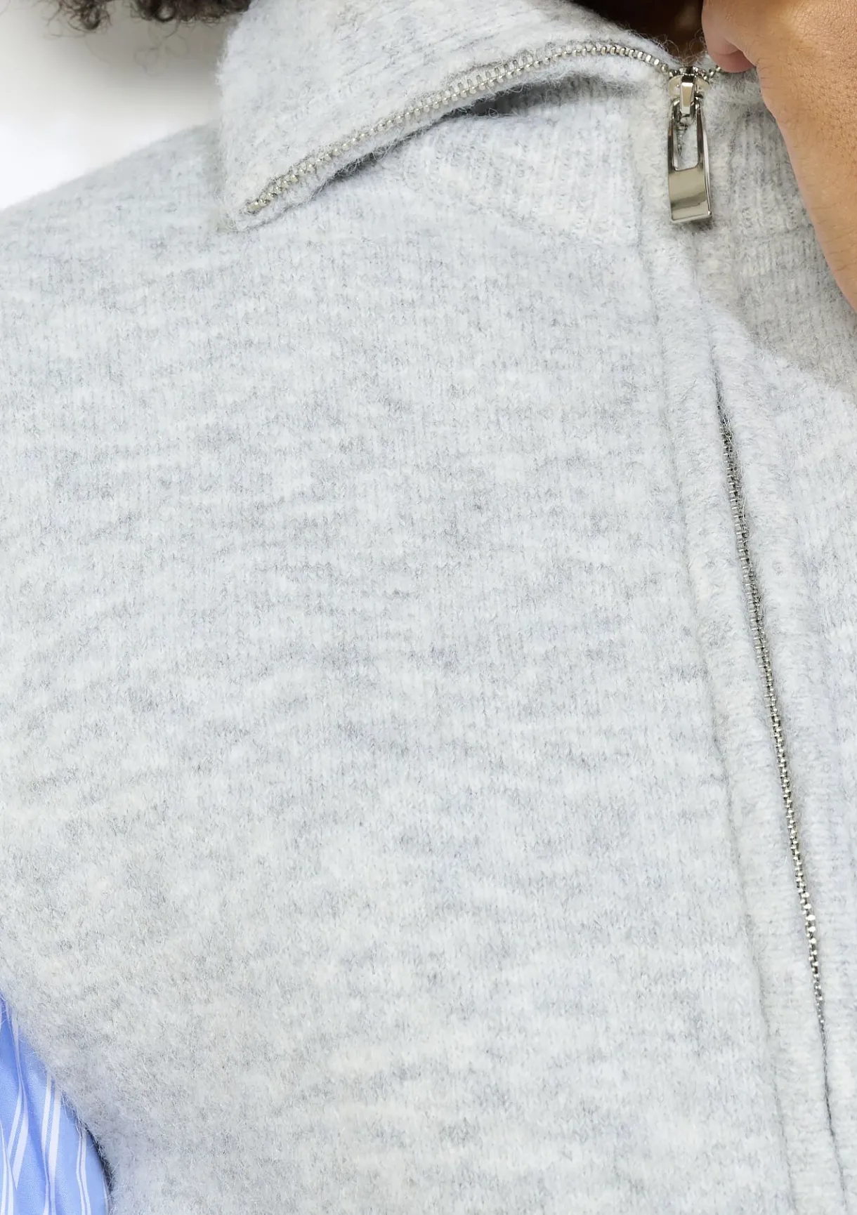 LolaLiza Mouwloos vest met rits- Truien En Cardigans