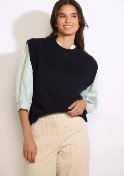 LolaLiza Mouwloze gebreide trui- Truien En Cardigans