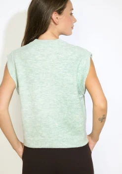 LolaLiza Mouwloze gebreide trui- Truien En Cardigans