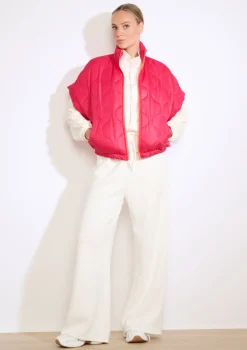 LolaLiza Mouwloze gewatteerde jas- Vesten En Blazers