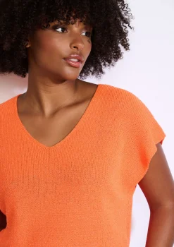 LolaLiza Mouwloze top in fijne knit- Truien En Cardigans