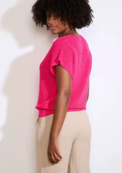 LolaLiza Mouwloze top in fijne knit- Truien En Cardigans