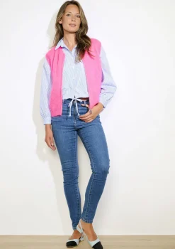 LolaLiza Mouwloze vest met rits- Truien En Cardigans