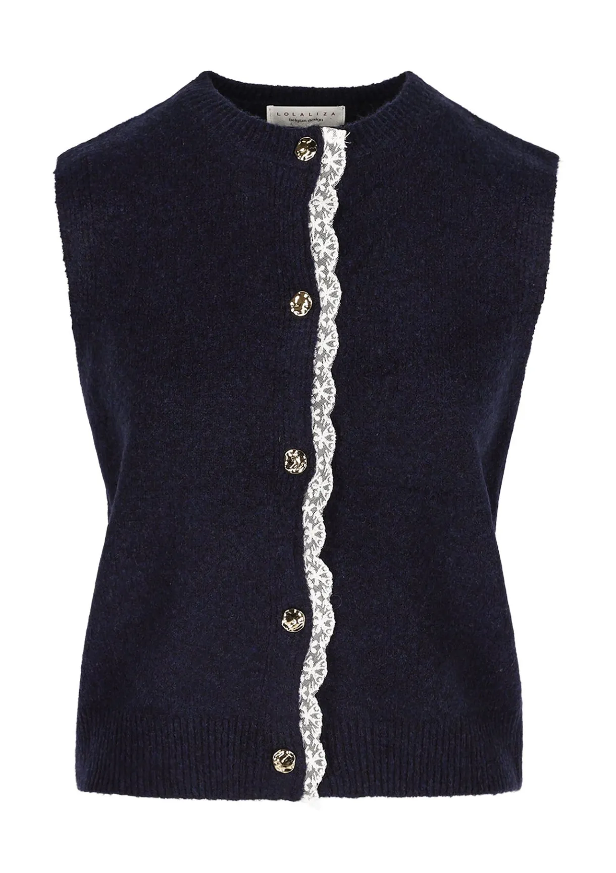 LolaLiza Mouwloze zachte cardigan met knopen- Truien En Cardigans