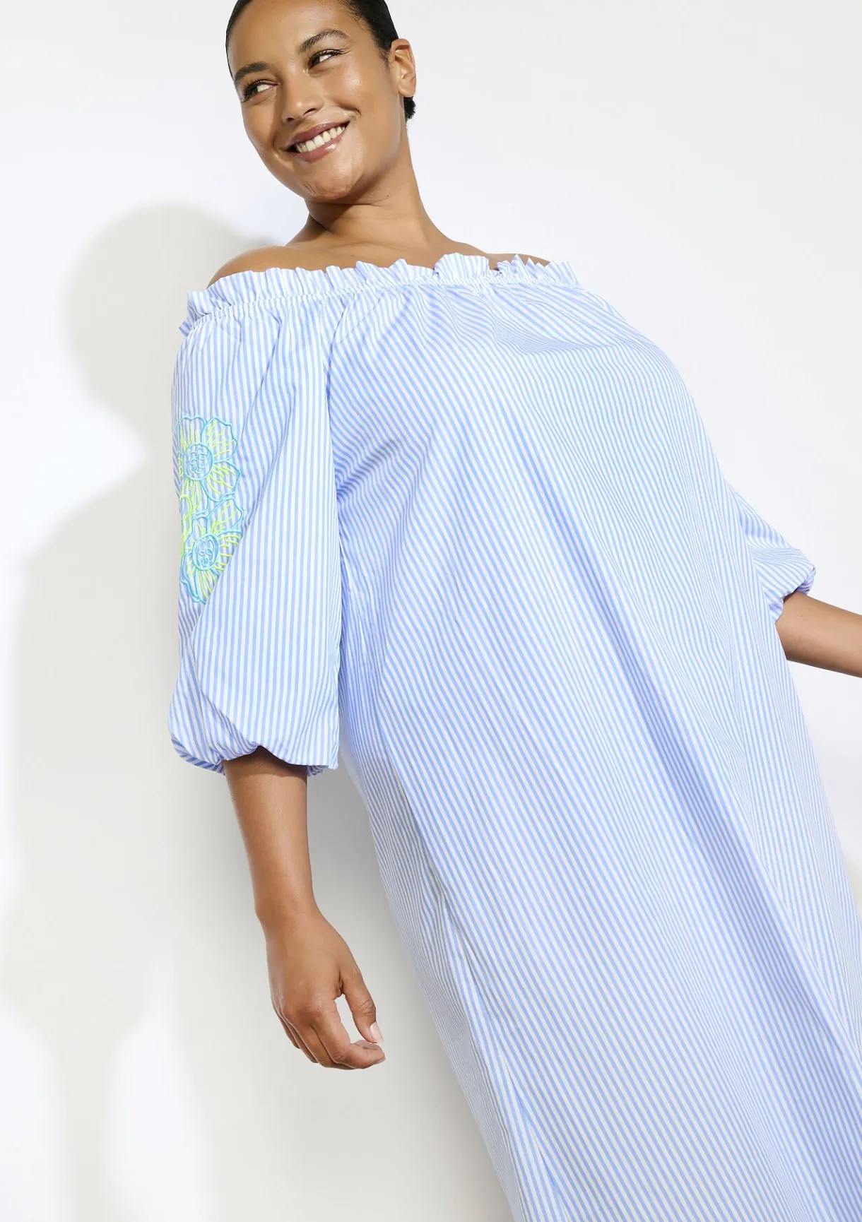 LolaLiza Offshoulder maxi jurk- Jurken