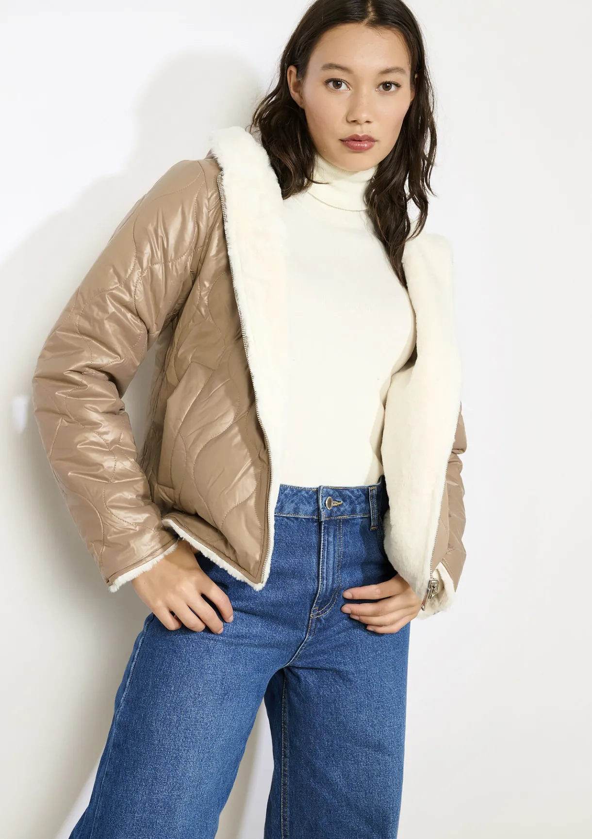 LolaLiza Omkeerbare korte pufferjas- Mantels En Jassen