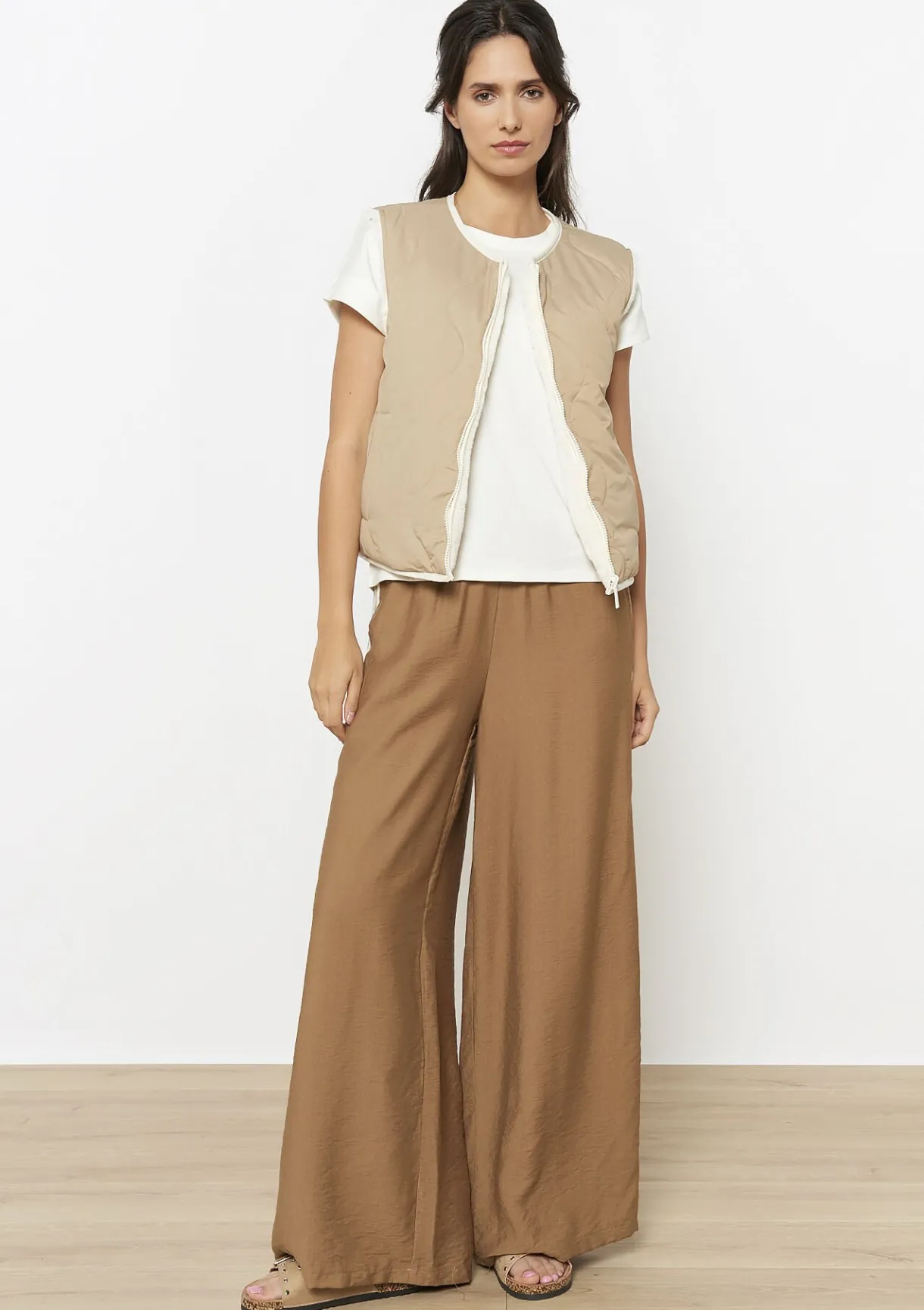 LolaLiza Omkeerbare mouwloze vest- Loungewear|Vesten En Blazers