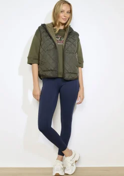 LolaLiza Omkeerbare sherpa-nylon bodywarmer- Loungewear|Mantels En Jassen