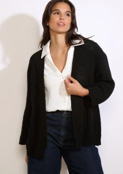 LolaLiza Openvallende gebreide vest- Truien En Cardigans