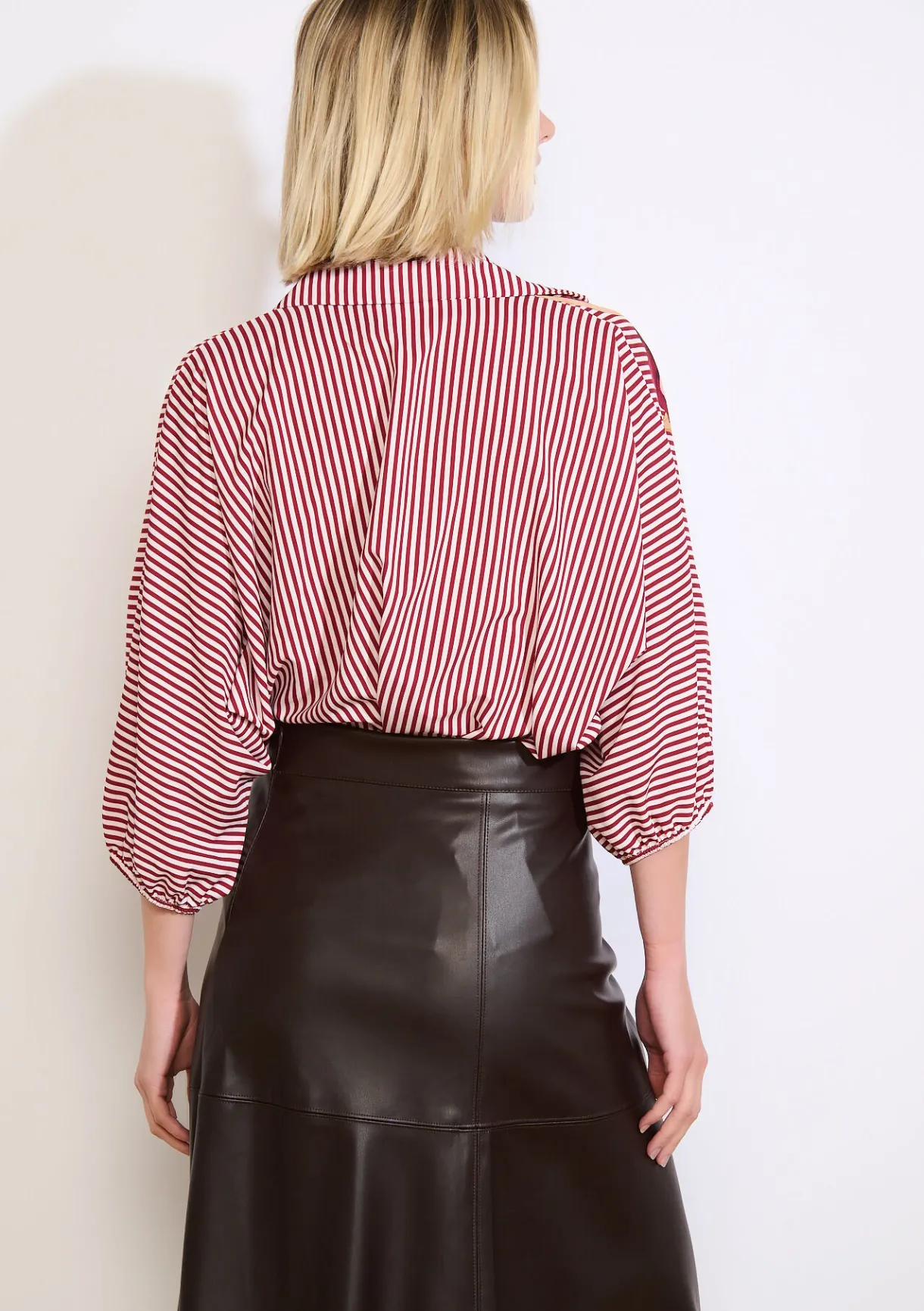 LolaLiza Overhemd met strepen en bloemenprint- Blouses En Hemden