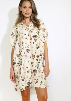 LolaLiza Overhemdjurk met bloemen- Jurken