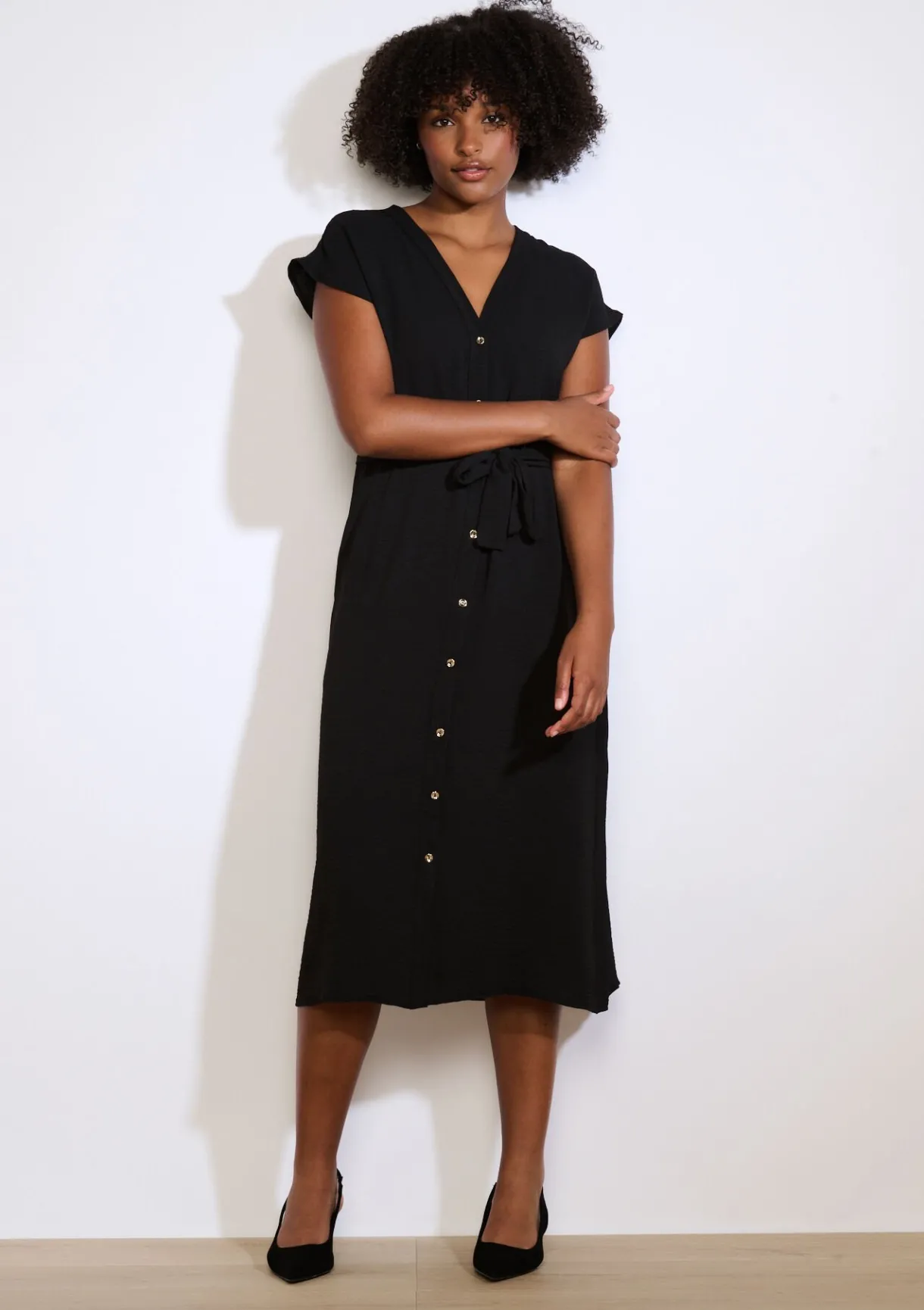 LolaLiza Overhemdjurk met knoopjes- Jurken