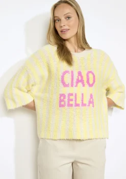 LolaLiza Oversized "Ciao Bella" trui- Truien En Cardigans