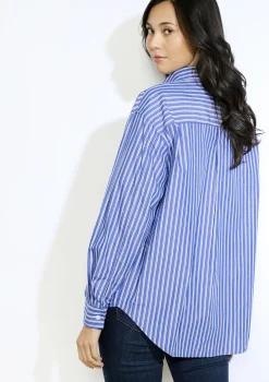 LolaLiza Oversized gestreept hemd- Blouses En Hemden