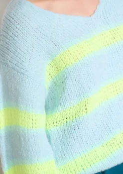 LolaLiza Oversized gestreepte trui- Truien En Cardigans