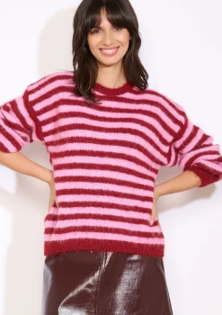 LolaLiza Oversized gestreepte trui- Truien En Cardigans