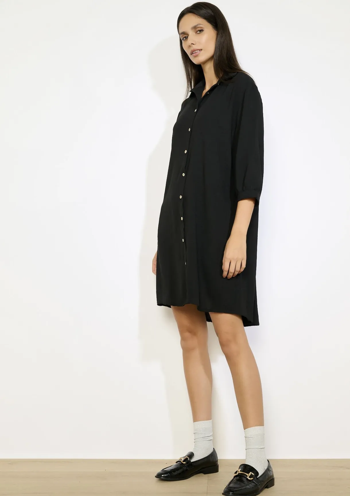 LolaLiza Oversized overhemdjurk- Jurken