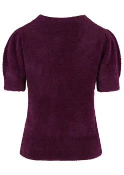 LolaLiza Pluizige trui korte mouwen- Truien En Cardigans