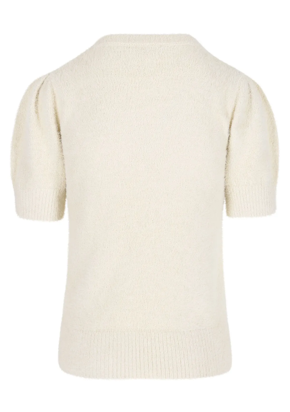 LolaLiza Pluizige trui korte mouwen- Truien En Cardigans