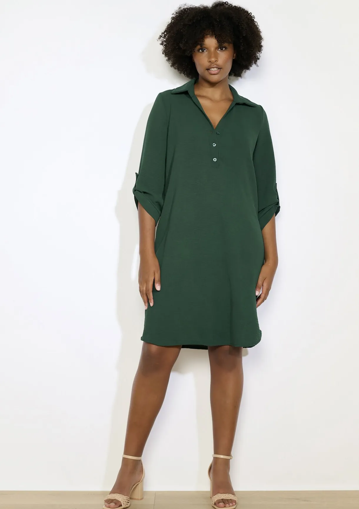 LolaLiza Polojurk met knopen- Jurken