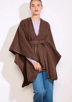 LolaLiza Poncho met ceintuur- Accessoires|Mantels En Jassen