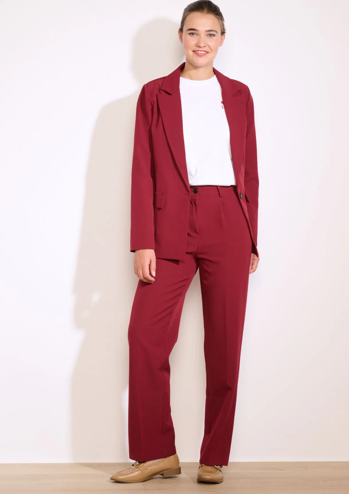 LolaLiza Rechte elegante broek- Co-Ord Sets|Broeken