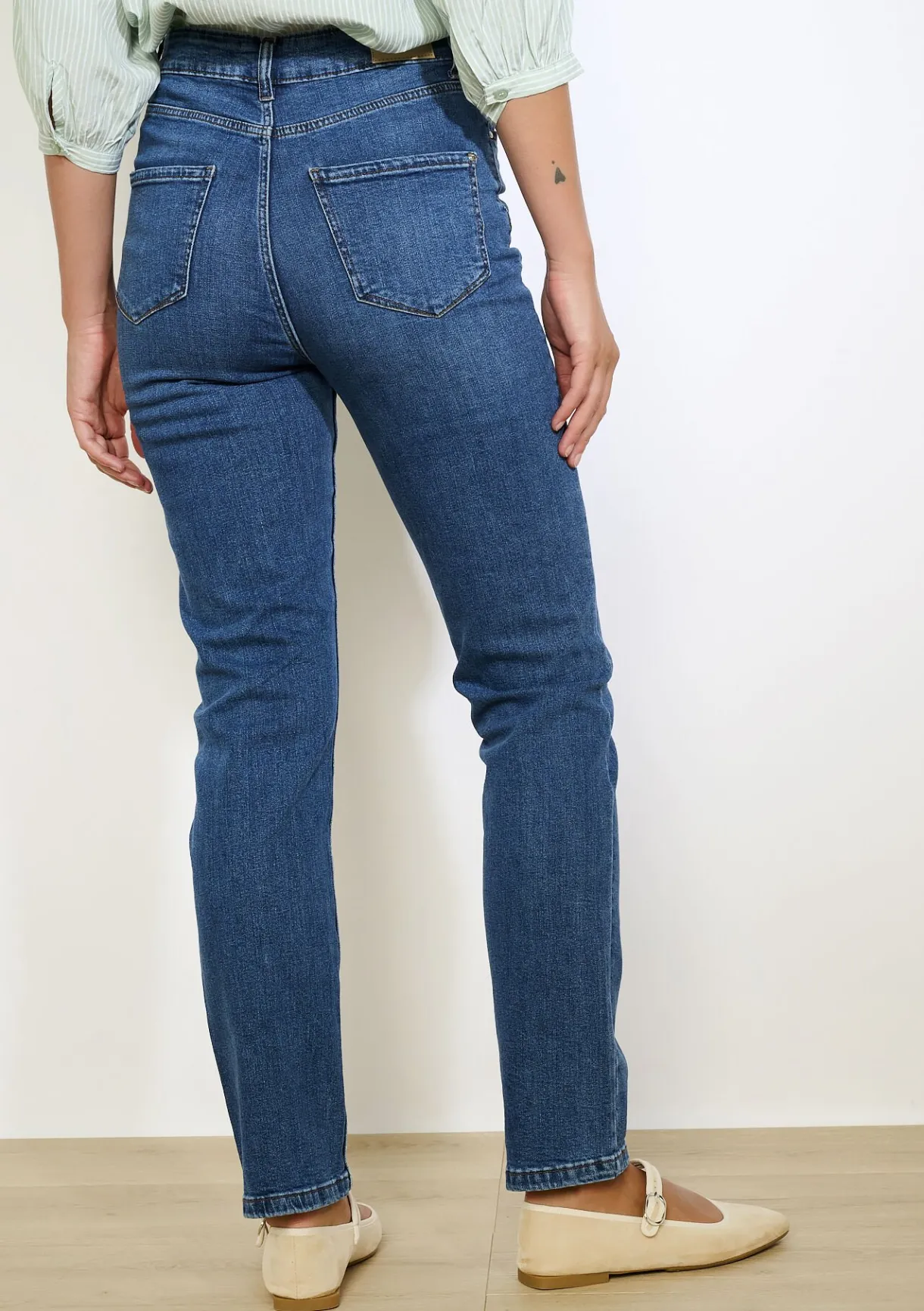 LolaLiza Rechte jeans met hoge taille- Jeans