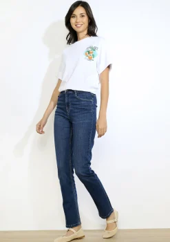 LolaLiza Rechte jeans met hoge taille- Jeans