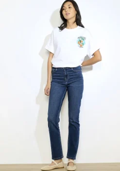 LolaLiza Rechte jeans met hoge taille- Jeans