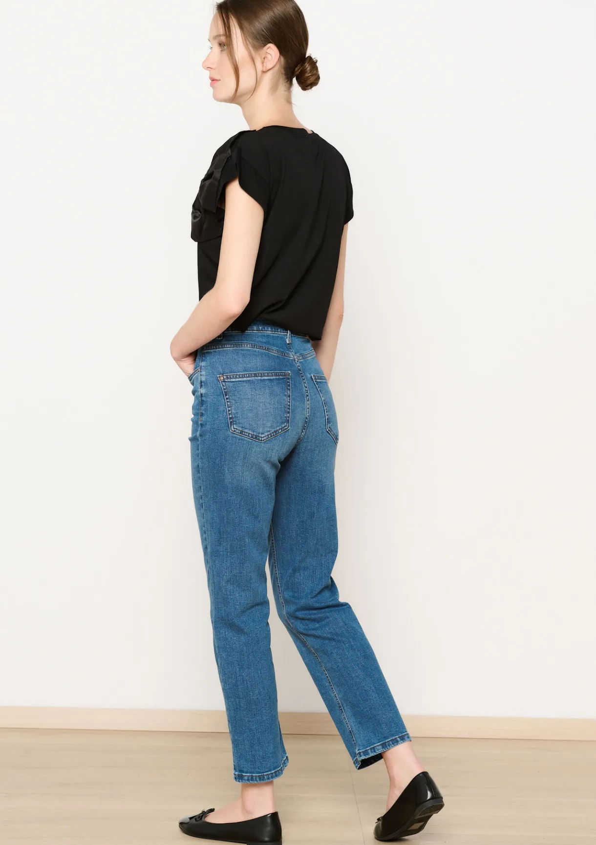 LolaLiza Rechte jeans met hoge taille- Jeans