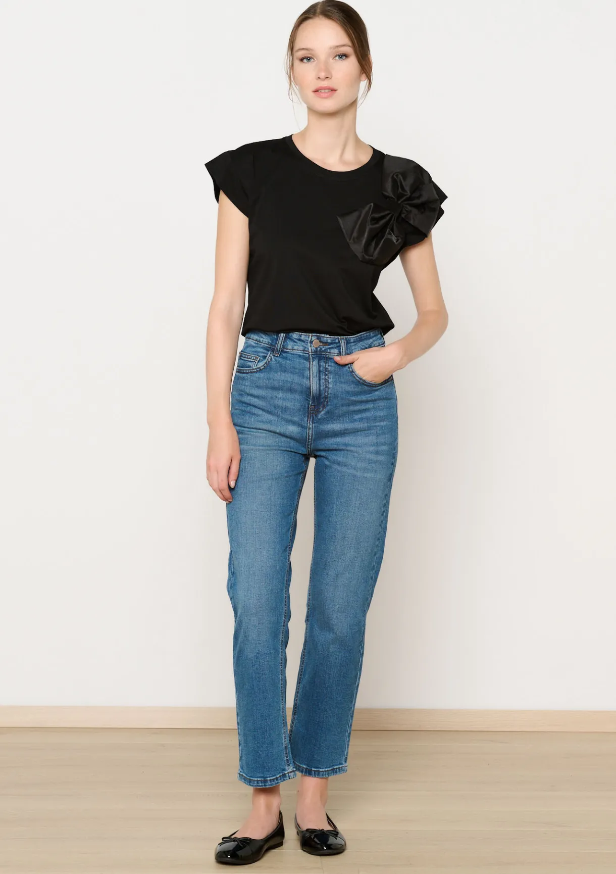 LolaLiza Rechte jeans met hoge taille- Jeans
