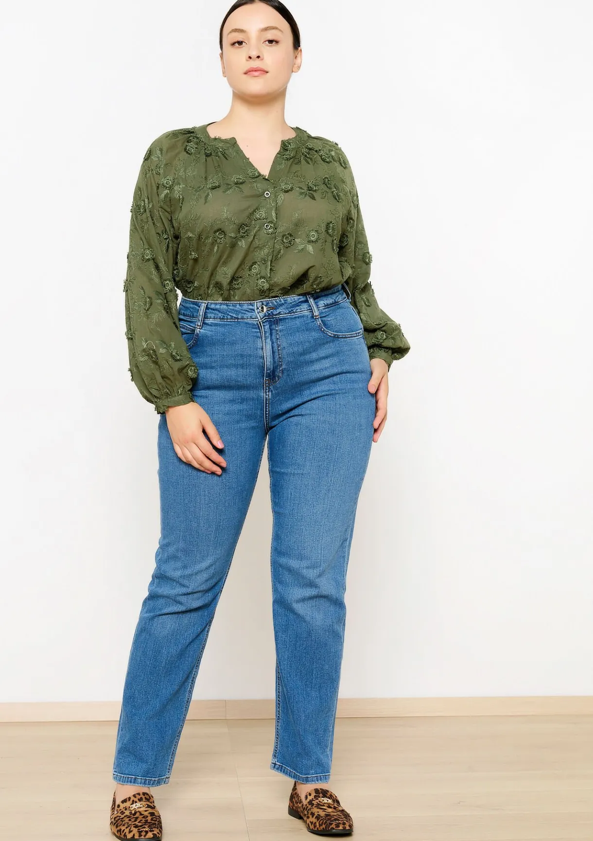 LolaLiza Rechte jeans met hoge taille- Jeans