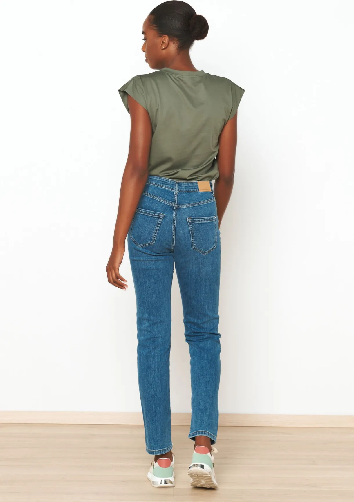 LolaLiza Rechte jeans met hoge taille- Jeans