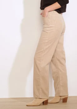 LolaLiza Rechte ribfluwelen broek- Broeken