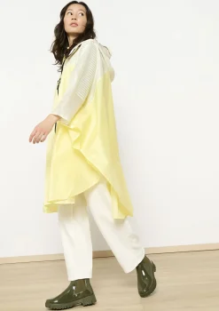 LolaLiza Regenponcho met capuchon en rits- Accessoires|Mantels En Jassen