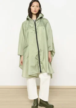 LolaLiza Regenponcho met capuchon en rits- Mantels En Jassen|Accessoires