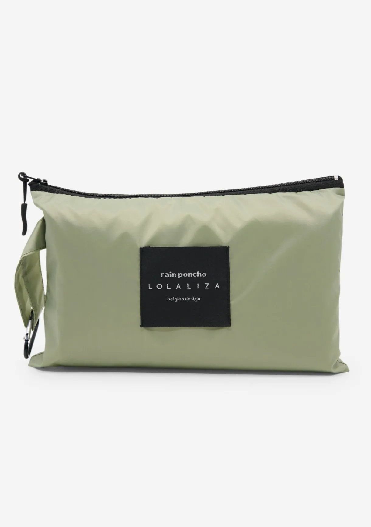 LolaLiza Regenponcho met capuchon en rits- Mantels En Jassen|Accessoires