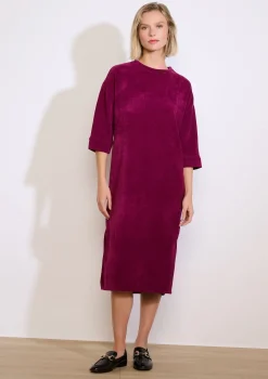 LolaLiza Ribfluwelen midi-jurk- Jurken