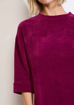 LolaLiza Ribfluwelen midi-jurk- Jurken