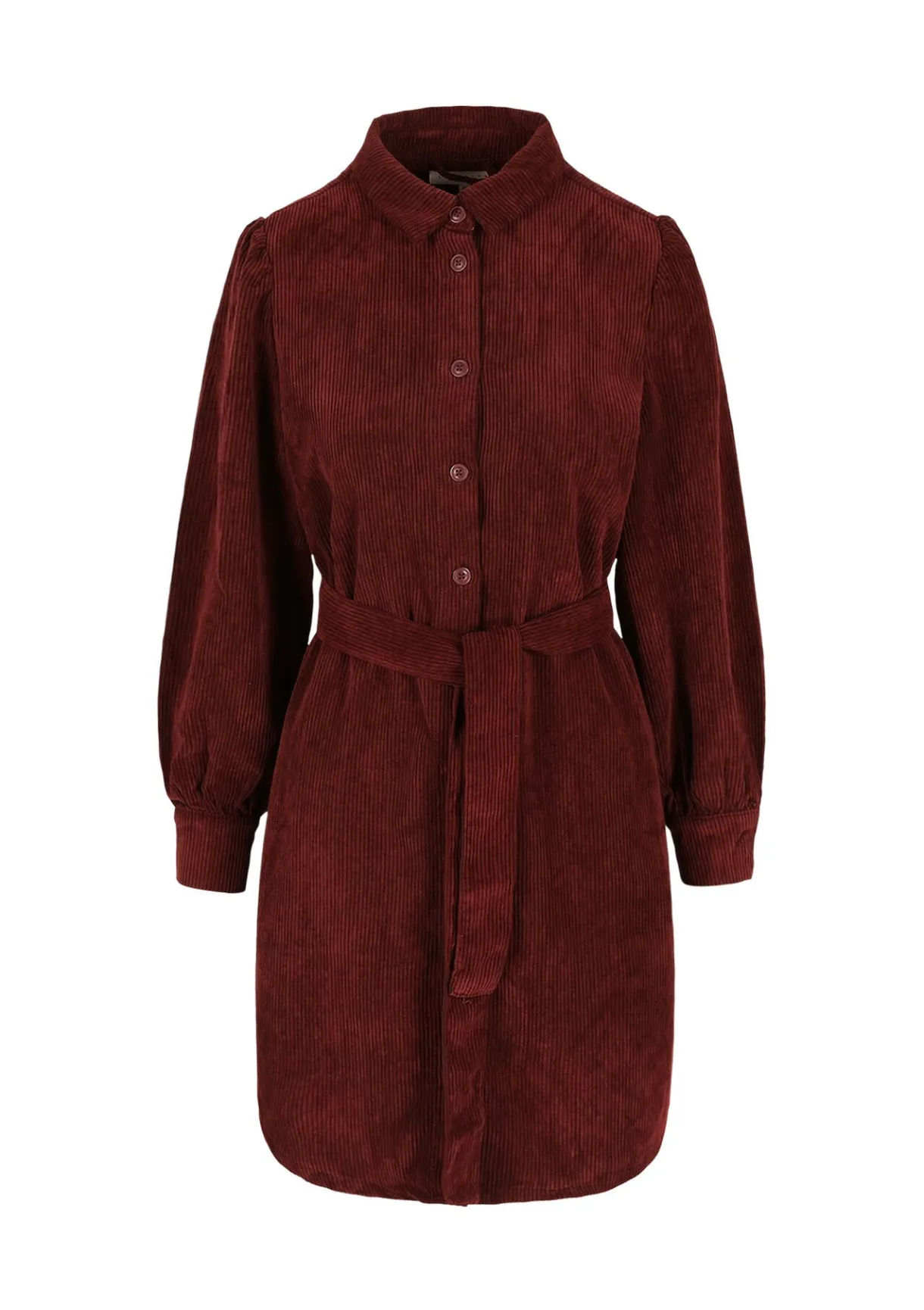 LolaLiza Ribfluwelen overhemdjurk- Jurken