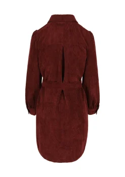 LolaLiza Ribfluwelen overhemdjurk- Jurken