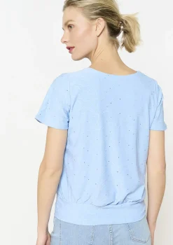 LolaLiza Romantische broderie t-shirt- Tops En T-Shirts