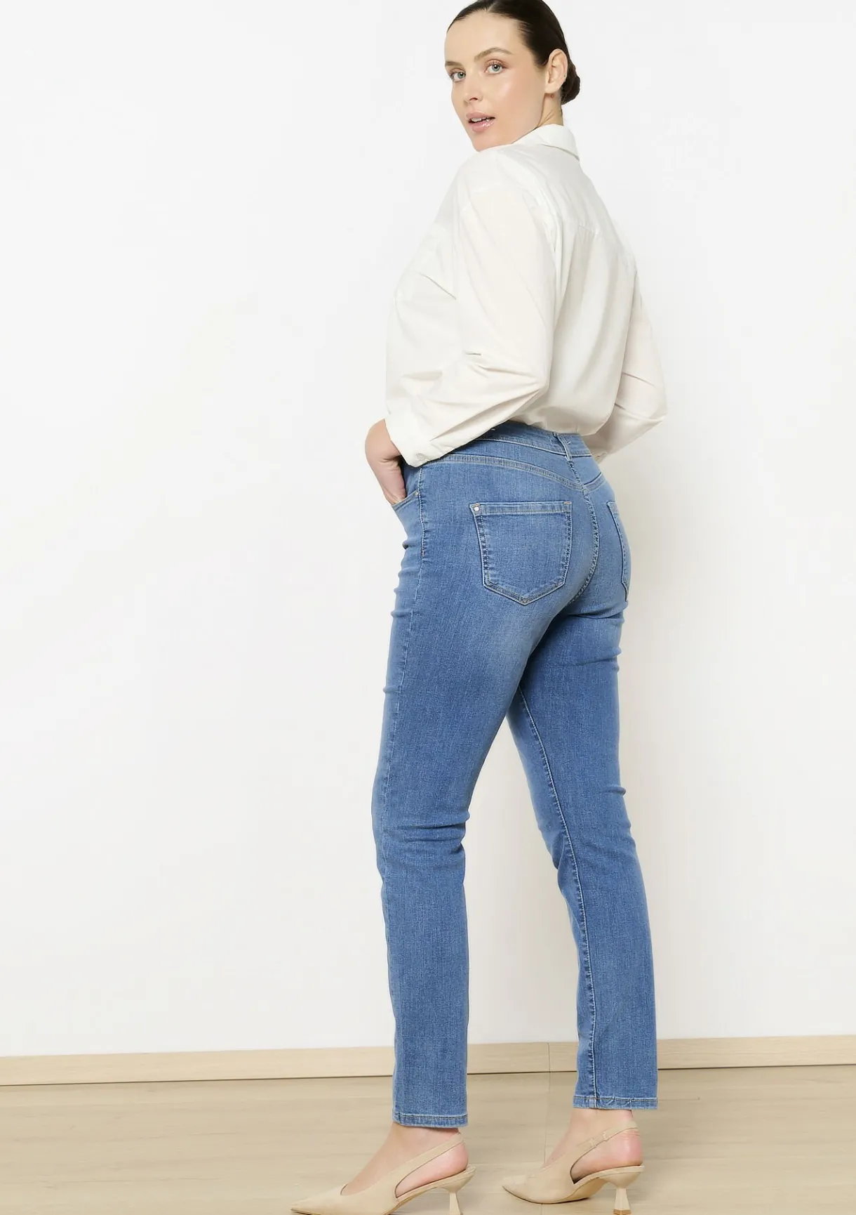 LolaLiza Skinny jeans met hoge taille- Jeans