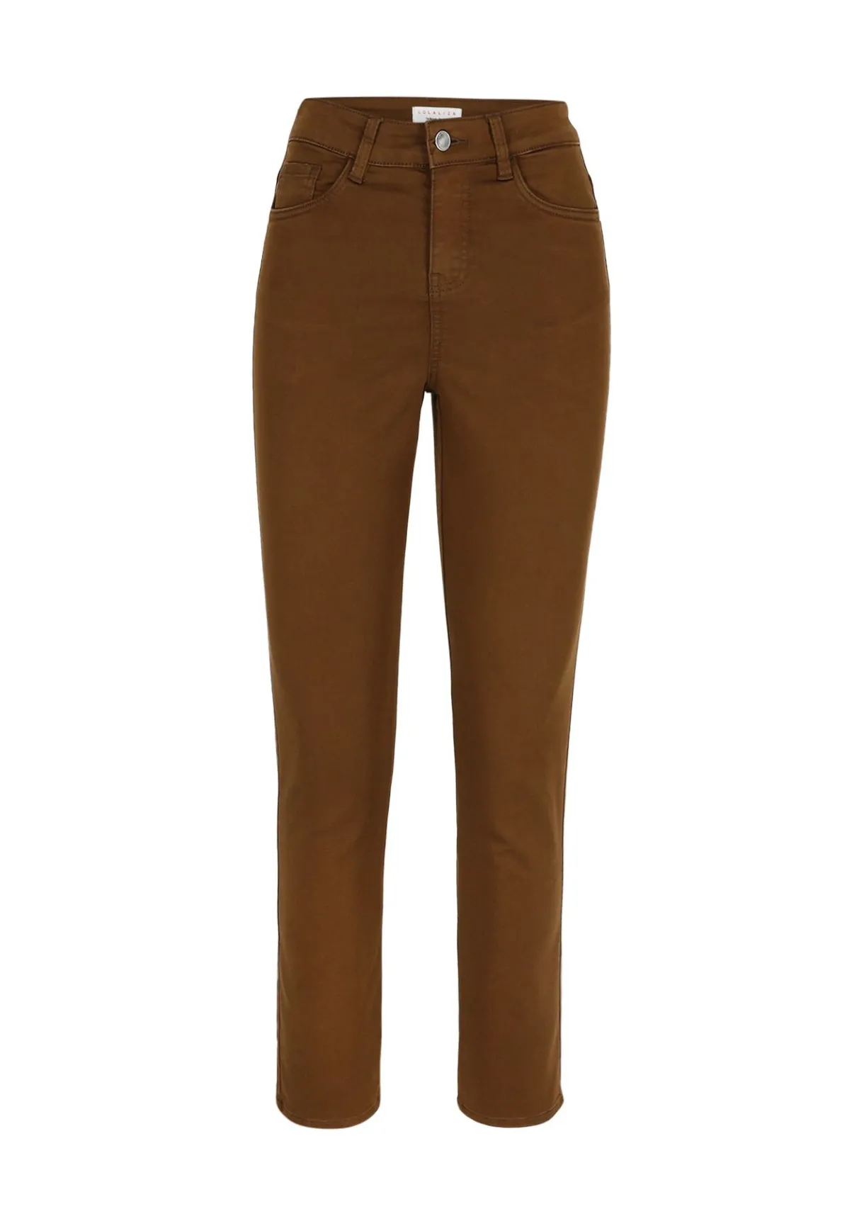 LolaLiza Slim fit broek met hoge taille- Broeken